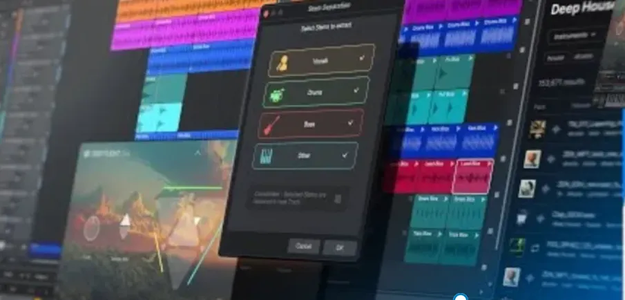 [AI智能音频分离插件]Stem Separation v1.1.1 [WiN]（1.48GB）-KK音频资源网