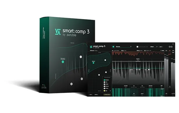 [AI自动智能压缩器] Sonible Smart Comp 3 v1.0.0-R2R [WiN]（37.07MB）-KK音频资源网