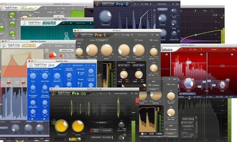 [肥波插件一键安装免激活版] FabFilter Total Bundle 2026.1-V.R [WiN/MAC]（58MB+442MB）-KK音频资源网