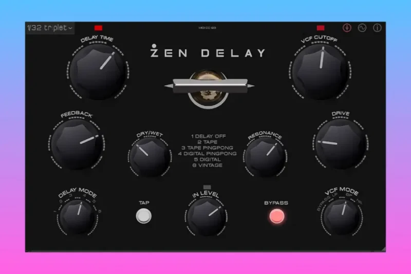 [滤波器延迟效果器] Erica Synths Zen Delay Virtual v1.0.0 [WiN, MacOSX]（17.1MB+97.7MB)-KK音频资源网