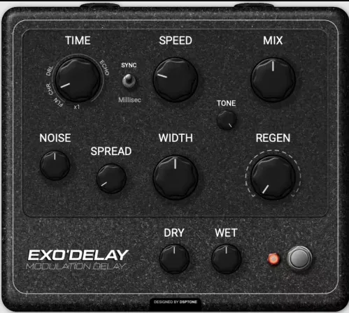 [调制延迟效果器] DSPTone ExoDelay v1.0.5 [WiN, MacOSX]（18B+92.87MB)-KK音频资源网