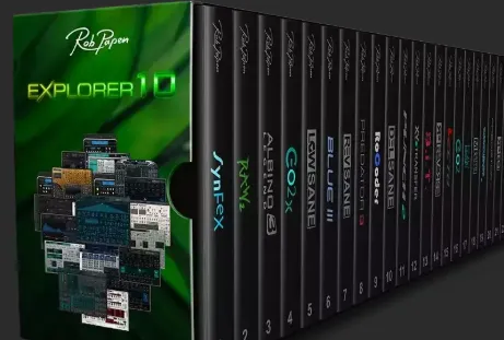 [修复版：34个灵感迸发的插件套装包] Rob Papen eXplorer 10 v10.0.8 Incl Cracked and Keygen-R2R [WiN]（8.02GB+209.84KB）-KK音频资源网