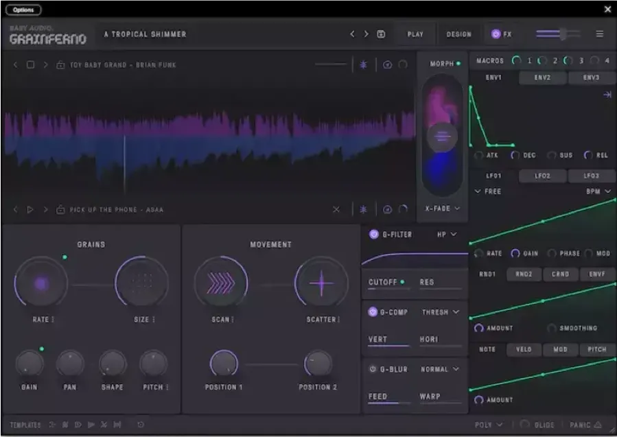[新一代颗粒合成器] BABY Audio Grainferno v1.0.0-R2R [WiN]（0.97GB）-KK音频资源网