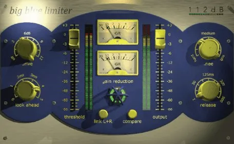 [模拟限制器] 112dB Big Blue Limiter v2.0.1 Incl Patched and Keygen-R2R [WiN]（10.1MB）-KK音频资源网